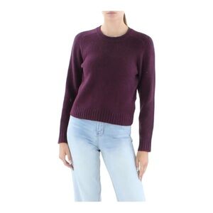 Re/Done Plum 60s Shrunken Pullover Sweater NWT